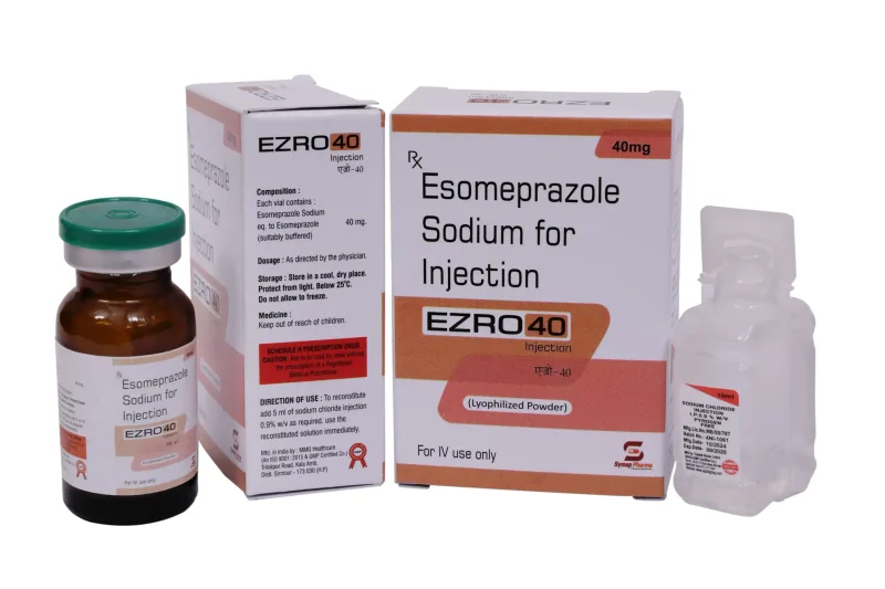 Ezro 40 Injection – Esomeprazole Sodium 40mg