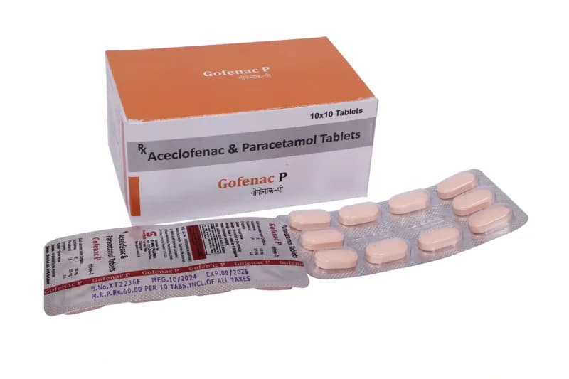 Gofenac P Tab – Aceclofenac 100mg + Paracetamol 325mg
