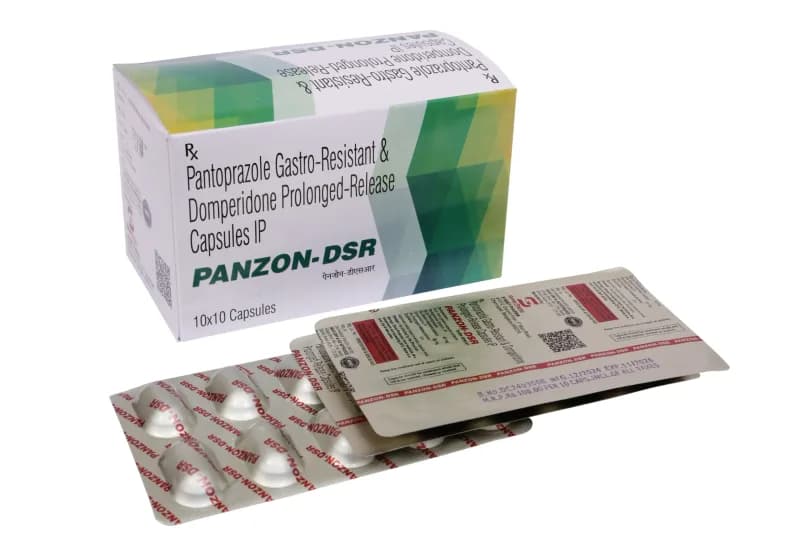 Panzon DSR Cap – Pantoprazole 40mg + Domperidone 30mg Sustained Release