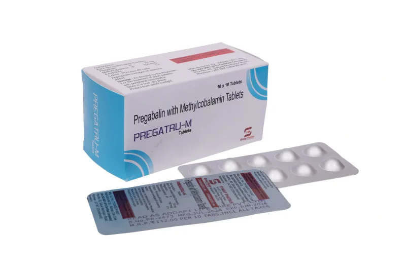 Pregatru M Tab – Pregabalin 75 mg + Methylcobalamin 750 mcg