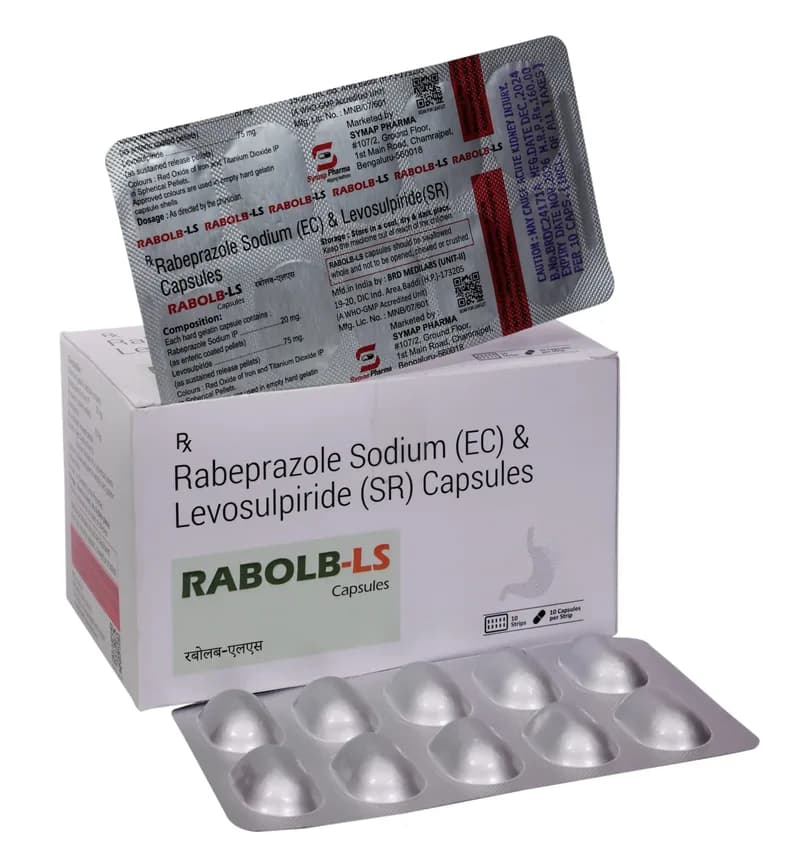 Rabolb LS Cap – Rabeprazole 20mg + Levosulpride 75mg