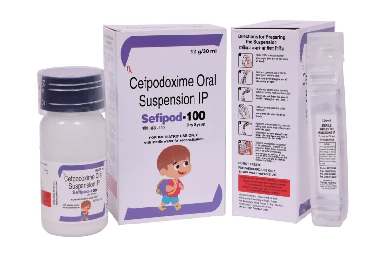 Sefipod 100 Dry Syp – Cefpodoxime Proxetil 100mg